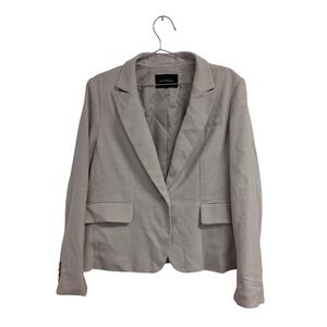 Banana Republic‎ Slim Fit Blazer Tailored Notch Collar Career Wear Blush Pink 12